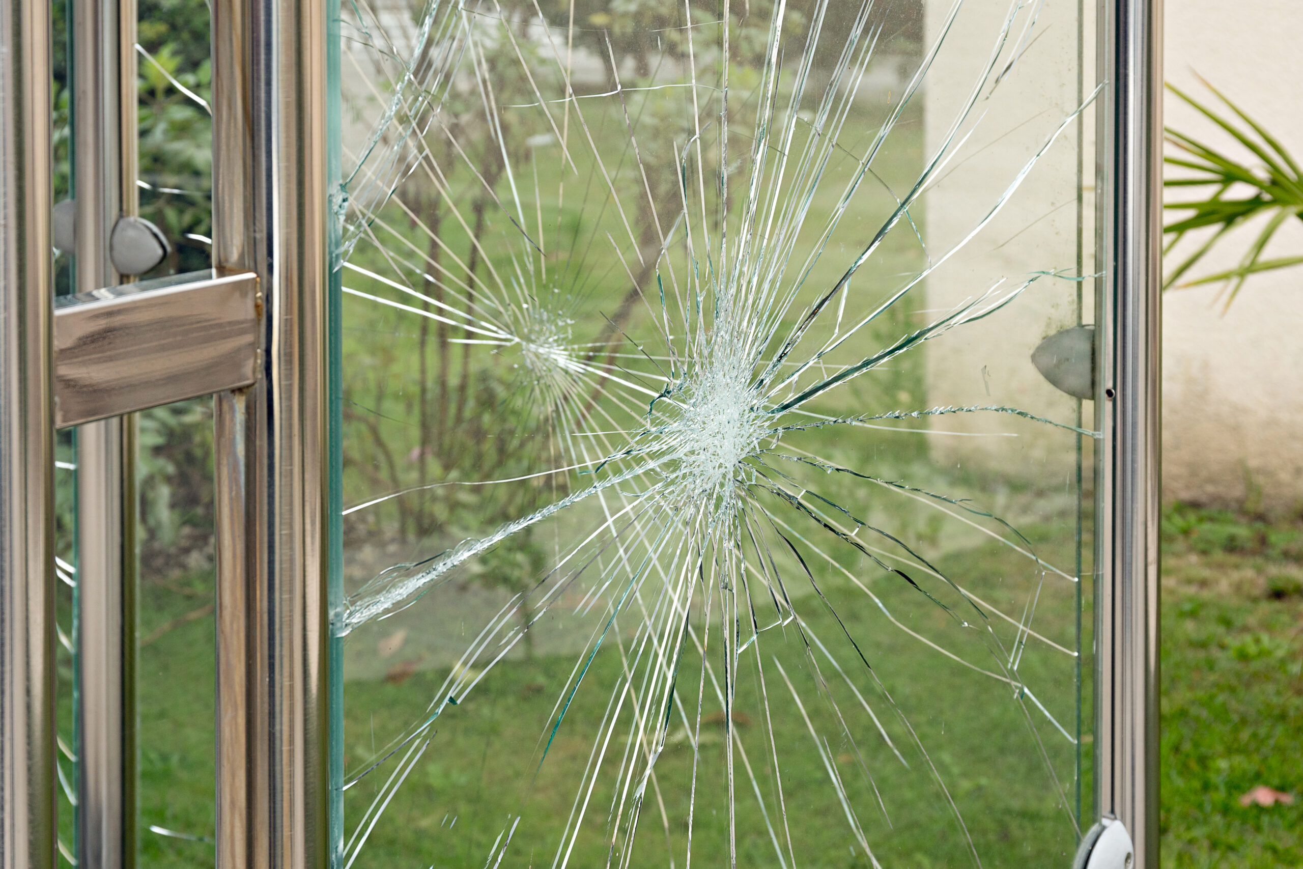 Broken glass social problems